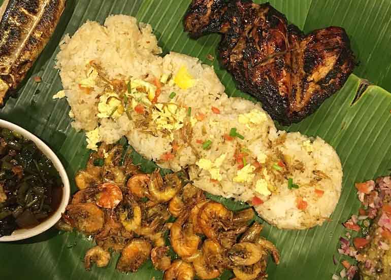 Boodle Fight at Gerry's Jeepney