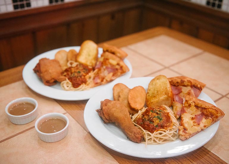 Bunch of Lunch from Shakey's 