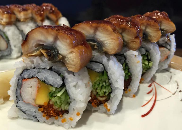 Unagi Boh Maki from Tomo Japanese Dining