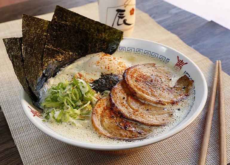 Basil Ramen from Oyasumi Ramen