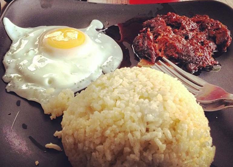 Cornsilog from Sinangag Express