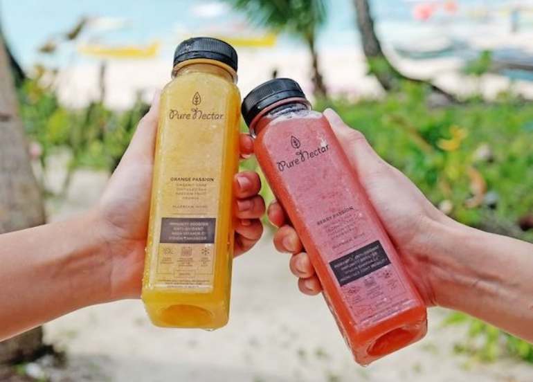 fruit juices, detox diet, pure nectar