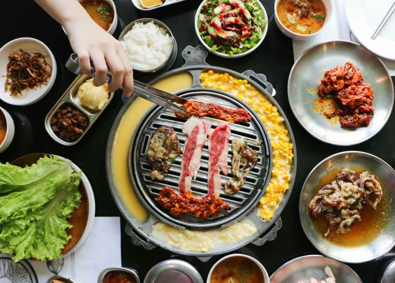 samgyupsal, samgyeopsal, korean restaurant, korean bbq, pork belly recipe