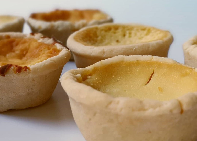 Cheese Tart and Egg Tart from Balai Pandesal