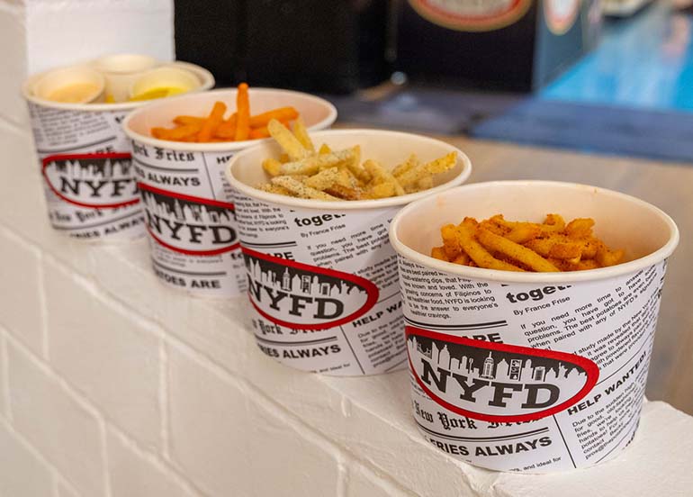 Shoestring Fries from New York Fries District