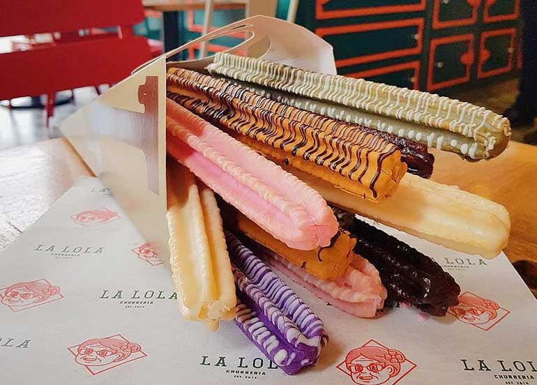 Coated Churro Sticks from La Lola