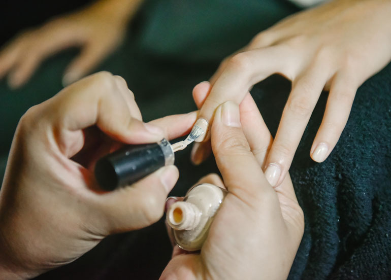 Odds CafÃ© and Nail Spa's Deluxe Manicure