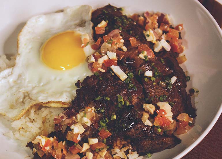 Chuck Tapa Steak from Breakfast All Day