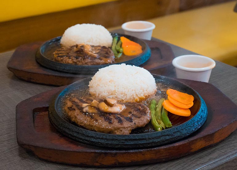 Burger Steak from Sizzlin' Steak