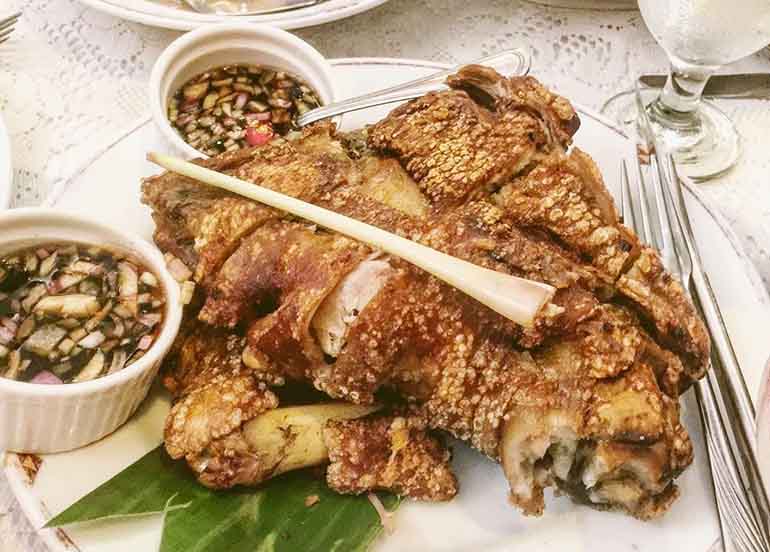 Crispy Pata from Cafe Juanita