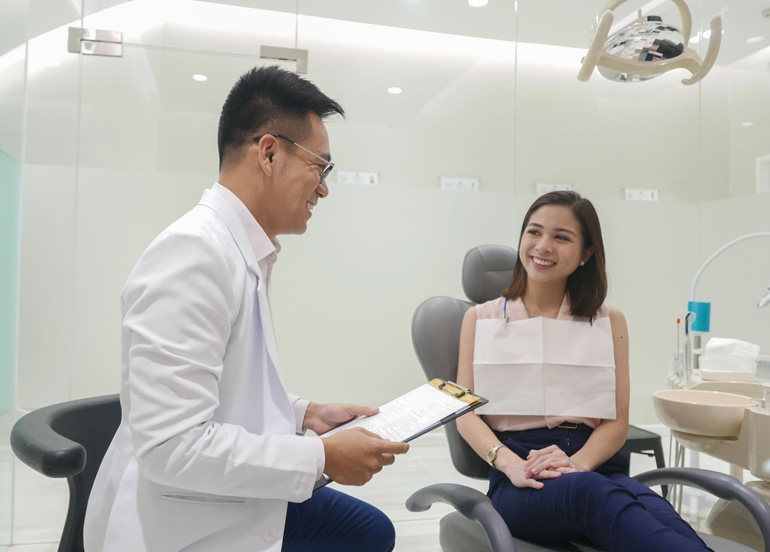 Patient and Dentist from Primea Dental