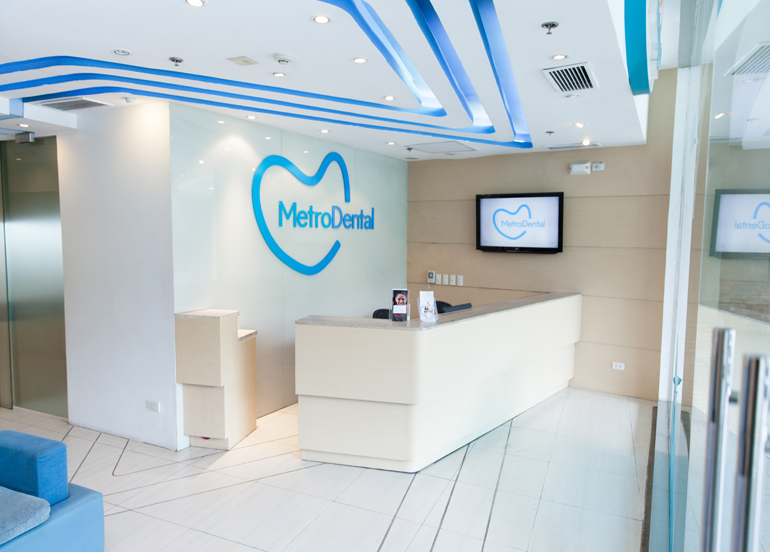 MetroDental Interior and Reception Area