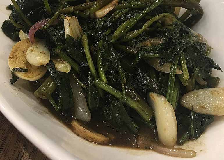 Adobong Kangkong from Golden Cowrie