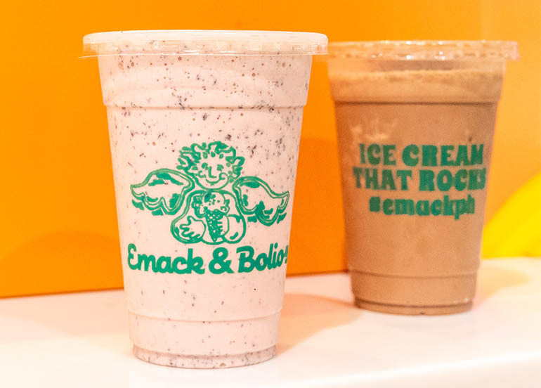 Emack and Bolio's Milk Shakes