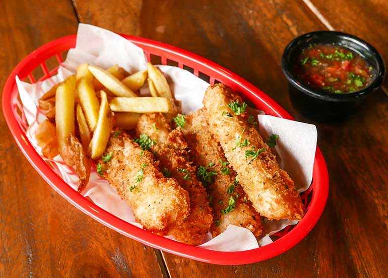 Mozzarella Cheese Sticks and Fries from Pantry by Rub Rack