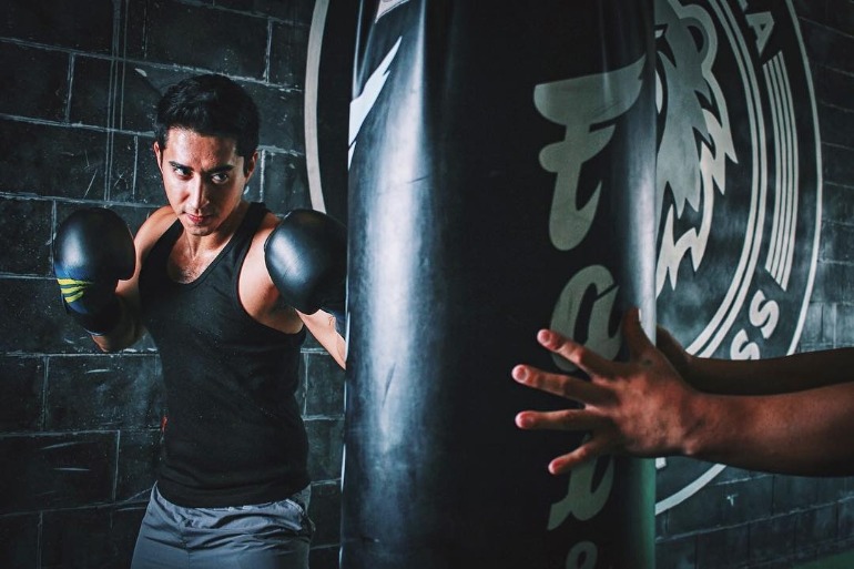 Hybrid Manila Guy training Boxing Photo