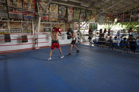 ALA Boxing and Fitness Gym amateur boxers fighting