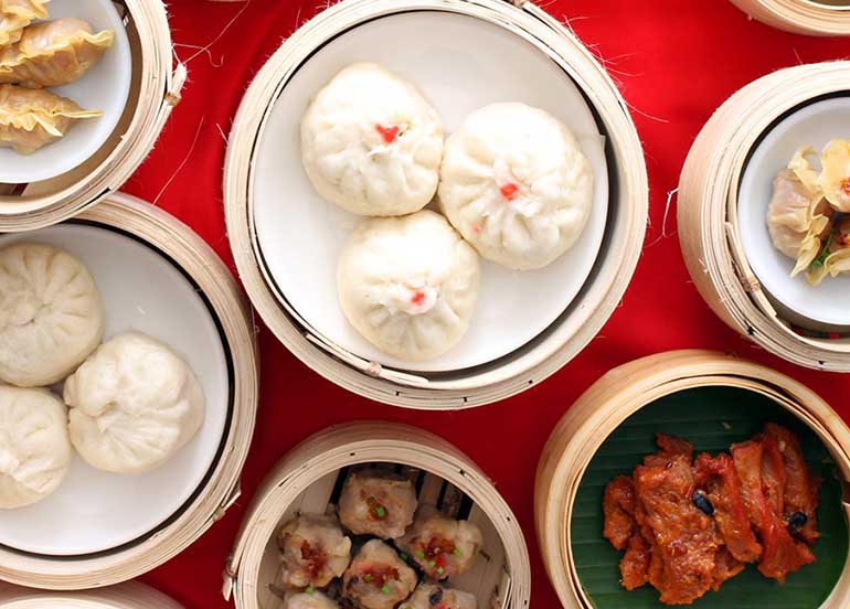 Chinese Dumplings from DADs World Buffet
