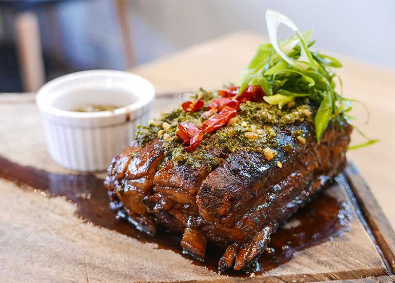 Humba Glazed Belly from Lola Cafe + Bar