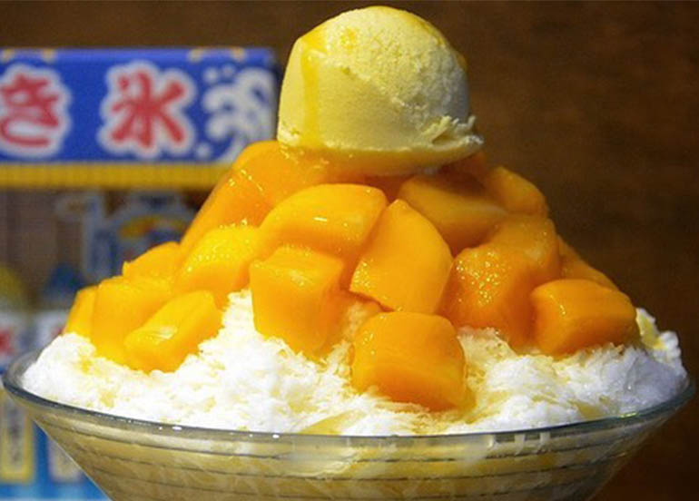 Mango Kakigori from Ikigai Kakigori Cafe