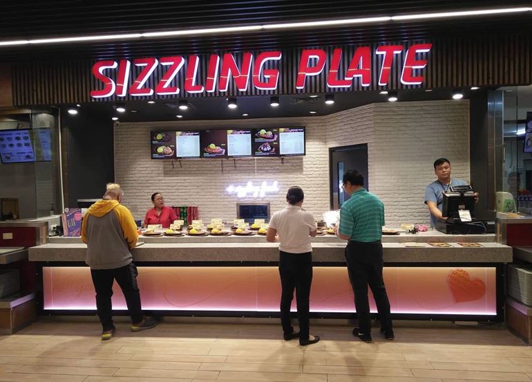 sizzling-plate-food-court-counter