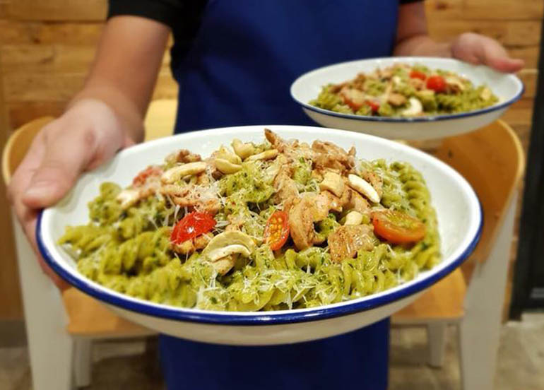 Pesto Pasta from Scout's Honor