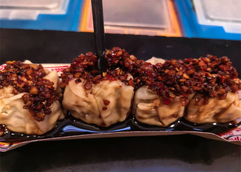 Master Siomai with Chili Garlic and Soy Sauce
