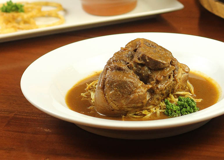 Codillo de Cerdo Estofado or Pork Knuckle from Barcino