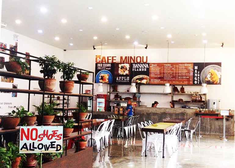 Cafe Minou Interiors and Dining Area