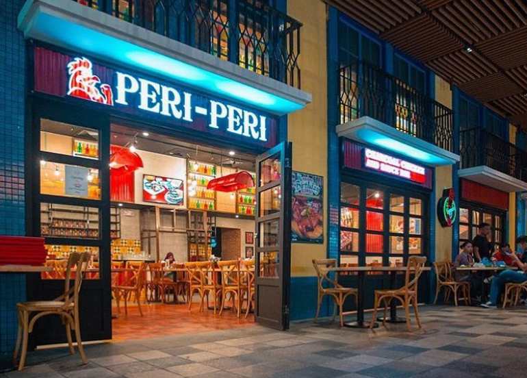 peri peri charcoal chicken exterior