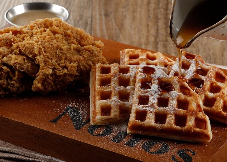 chicken-and-waffles from Nono's
