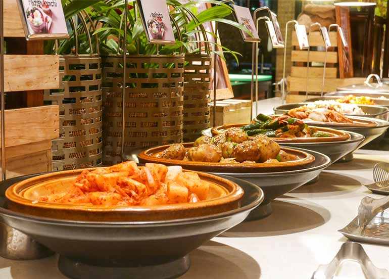 Korean dishes from the Korean atelier at Spiral Buffet from Sofitel Manila