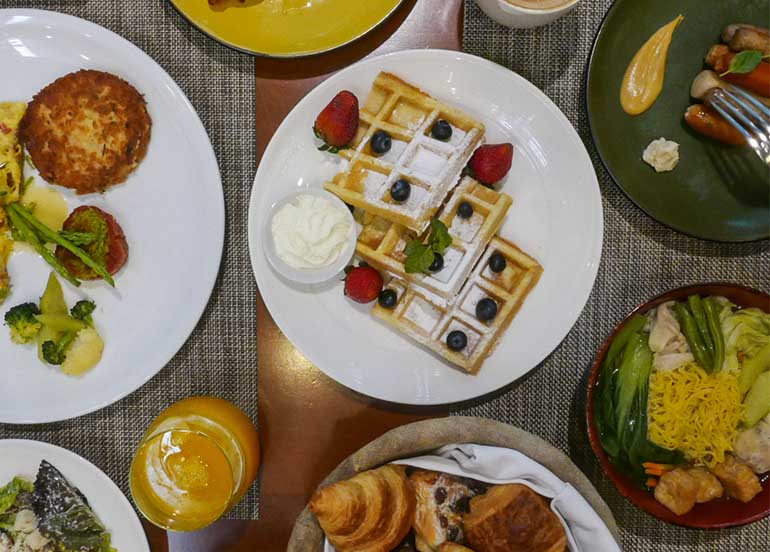 Breakfast Choices from Spiral Buffet Sofitel Manila