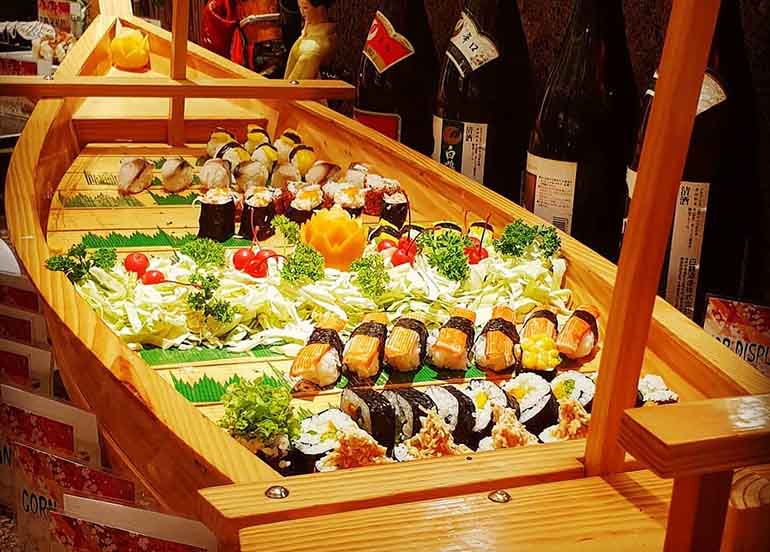 Sushi, Sashimi, and Maki Rolls from Buffet101