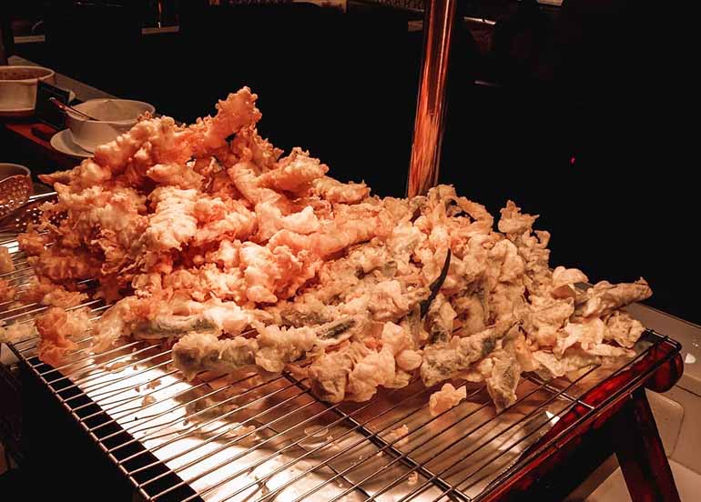 Ebi Tempura from Tempura Station at Buffet 101