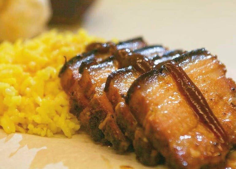 Pork Belly and Rice from Barrel Smokers Streat Maginhawa