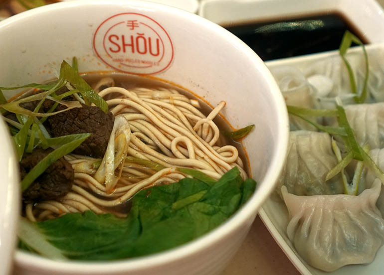 Hand Pulled Noodles and Soup from Shou Hand Pulled Noodles