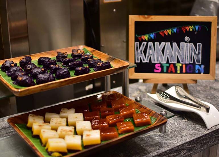 Biko, Sapin sapin and Kutsinta from Four Seasons Buffet and Hotpot, SM Mall of Asia