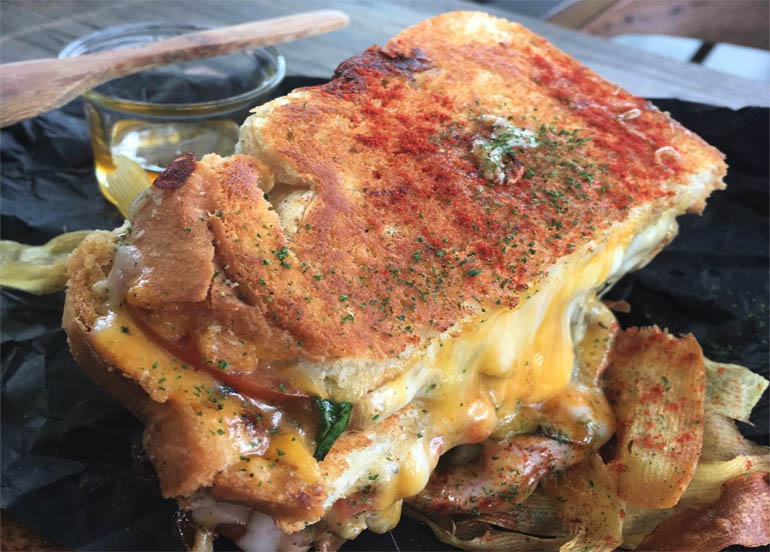 Le Thermidore Grilled Cheese Sandwich from Melt Grilled Cheesery