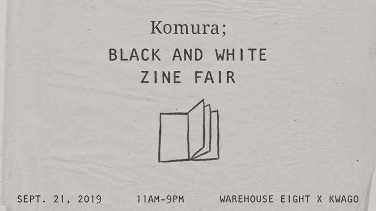 komura black and white zine fair makati