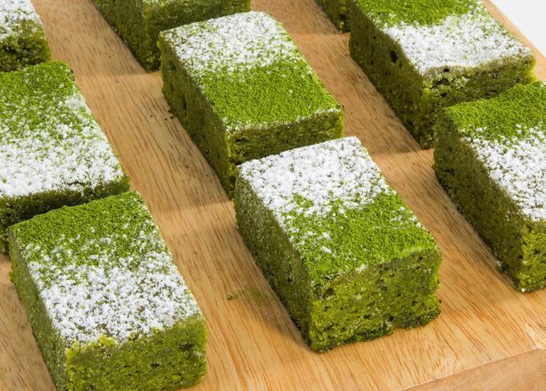 matcha-brownies