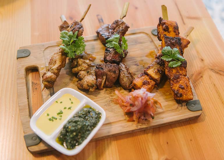 Mixed Anticuchos from Cocina Peruvia