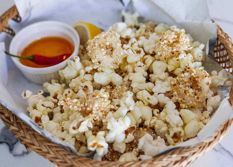 Popcorn Calamari from Borough
