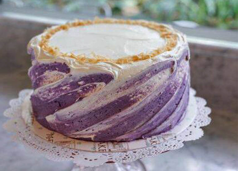 Ube Cake from M Bakery
