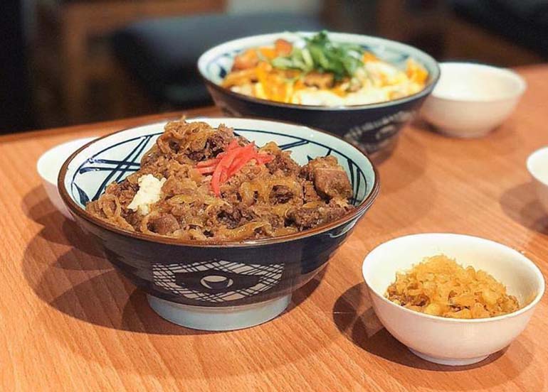 Donburi and Udon from Marugame Udon