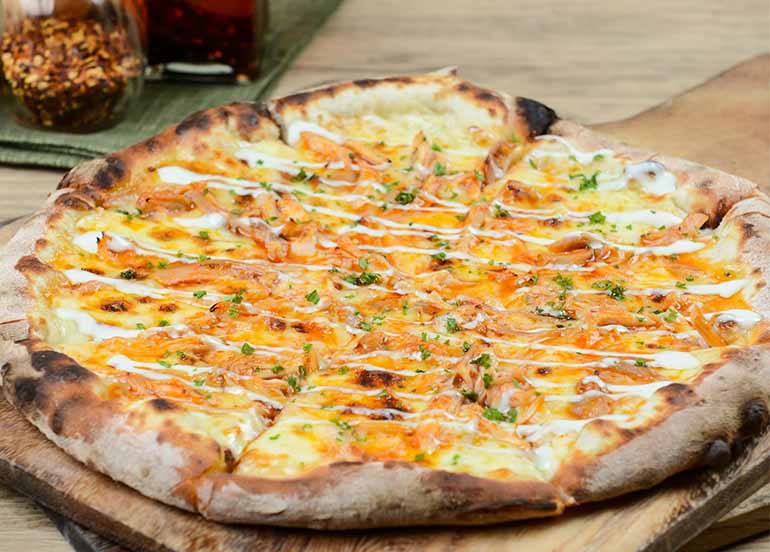 Honey-Sriracha Chicken Pizza from Amici