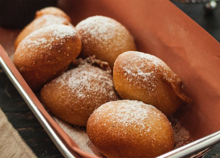 Corn Donuts from Holy Smokes BBQ