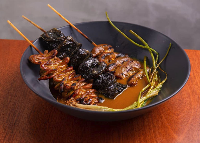Isaw skewers from Alamat