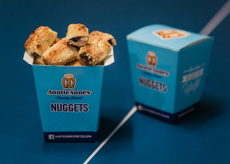 Blueberry Nuggets from Auntie Anne's