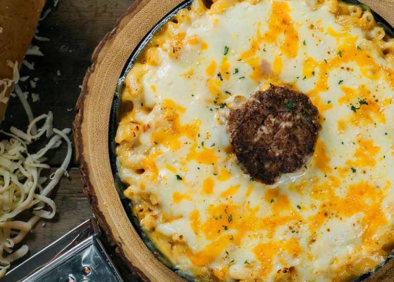 Burger Mac and Cheese from Torch Restaurant